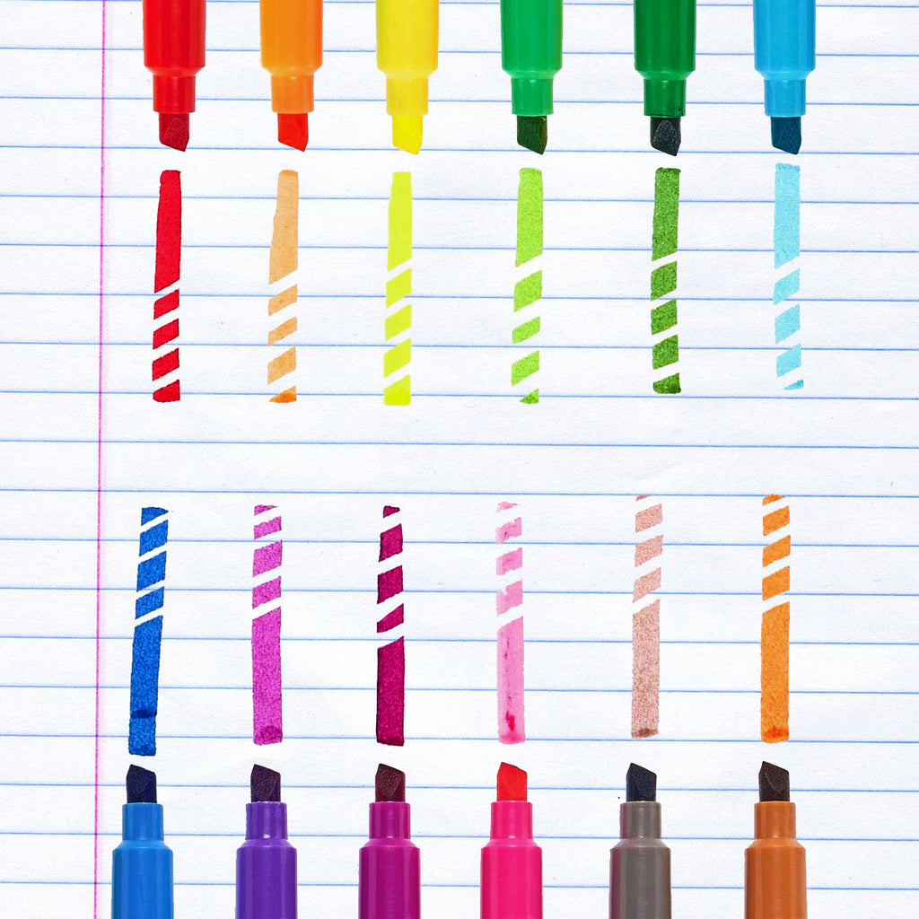 Colorful and erasable markers!