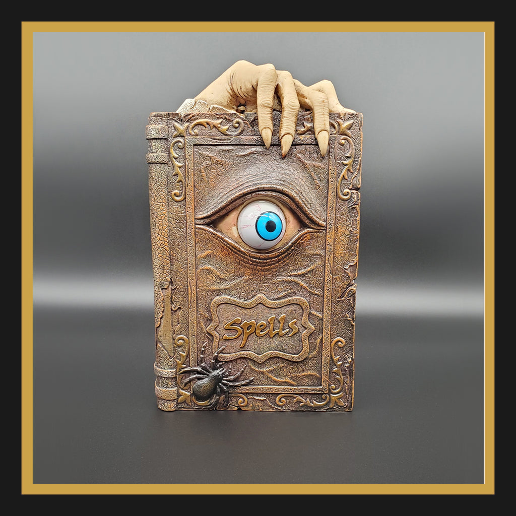 Spell Book with Rolling Eye Bank