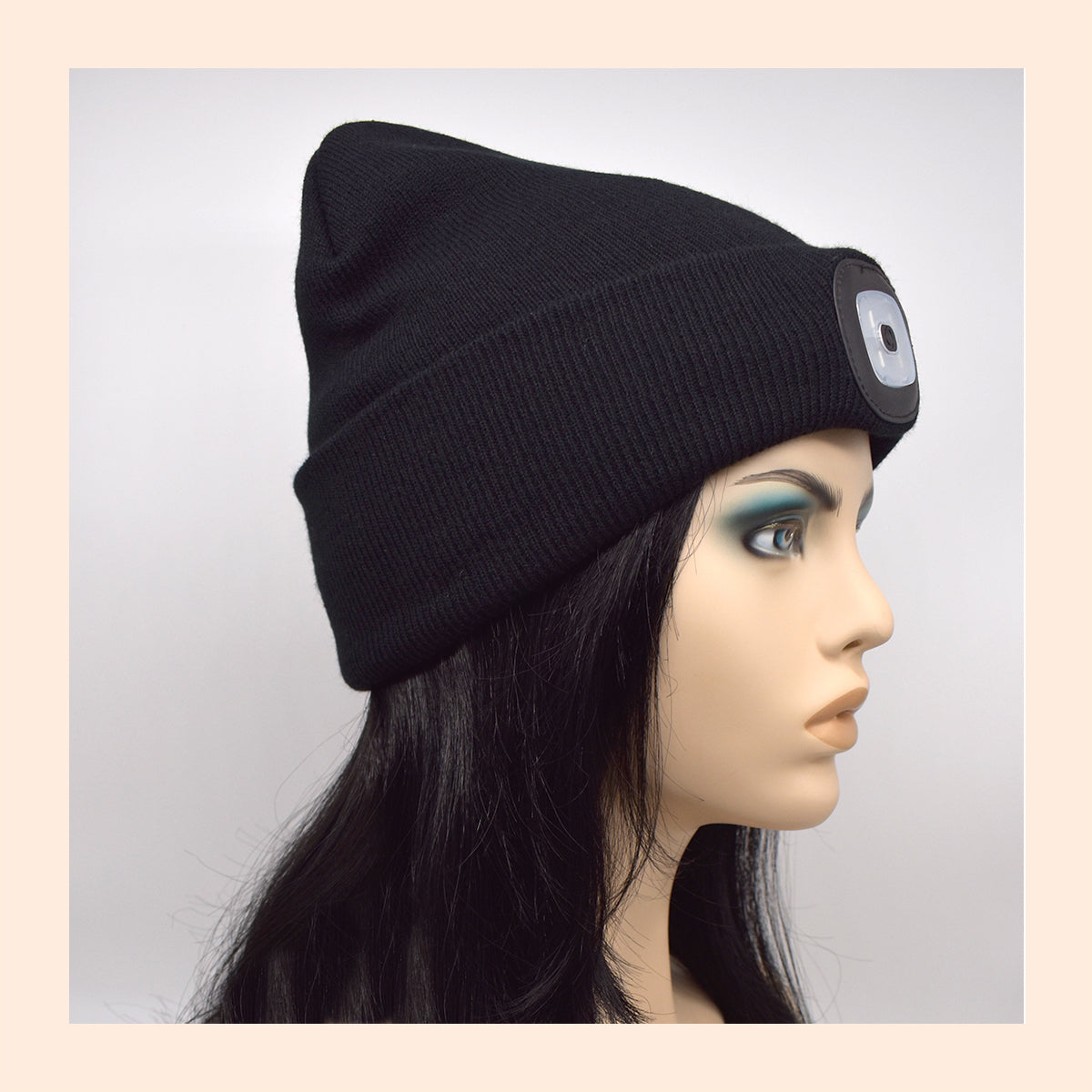 Night Scout Rechargeable LED Beanie in Black